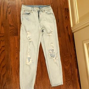 Women's denim high-rise size 00